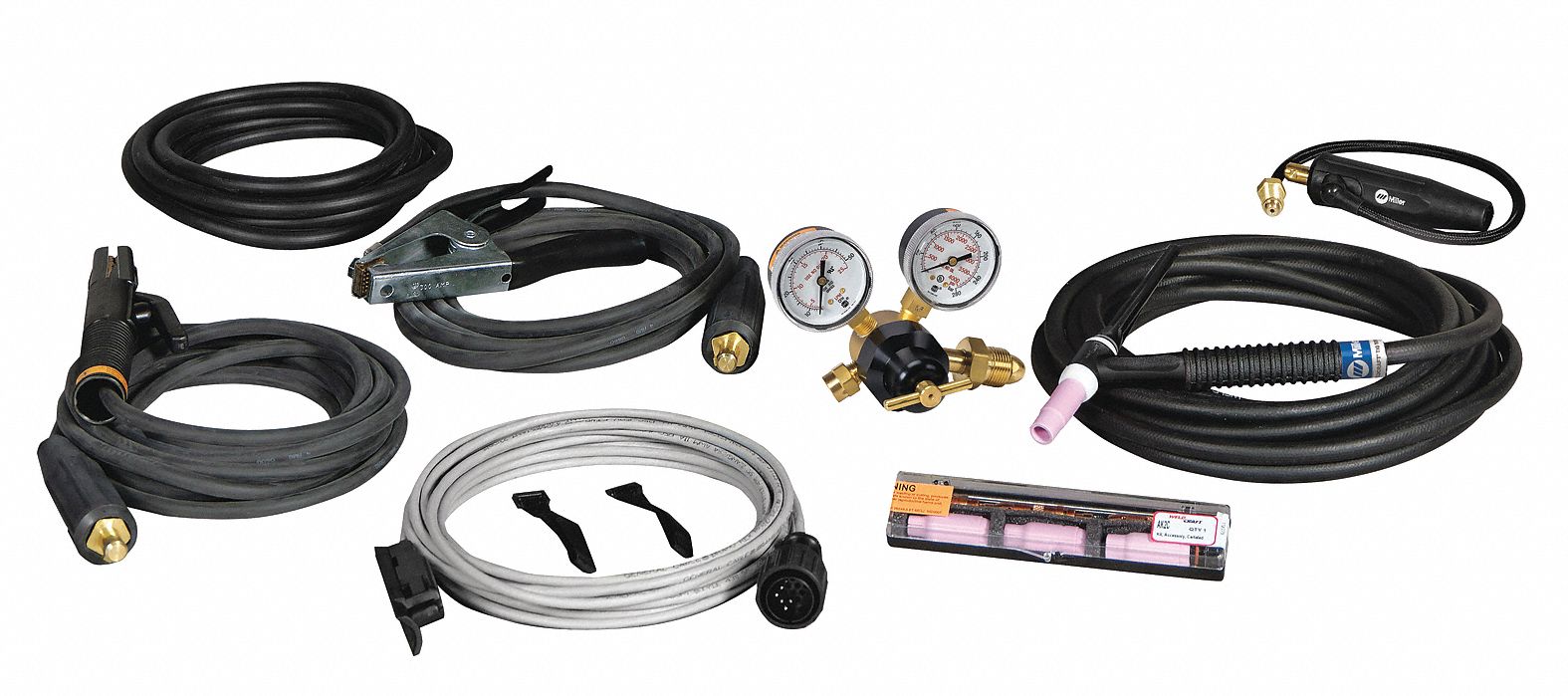 MILLER ELECTRIC 301311 TIG/Stick Contractor's Kit Air-Cooled A-150 25' Rubber